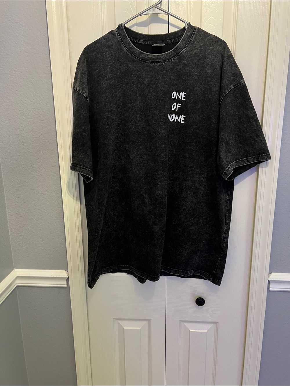 Source Unknown Black Washed 'One Of None' Short Sleeve Tee